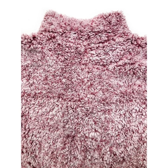Burgundy Sherpa Half Zip Pullover (Sweet Lovely by Jen) - Picture 6 of 11